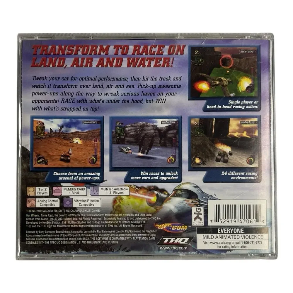 Hot Wheels Extreme Racing Sony PlayStation‎ 1 PS1 Game No Manual Retro Disc Only